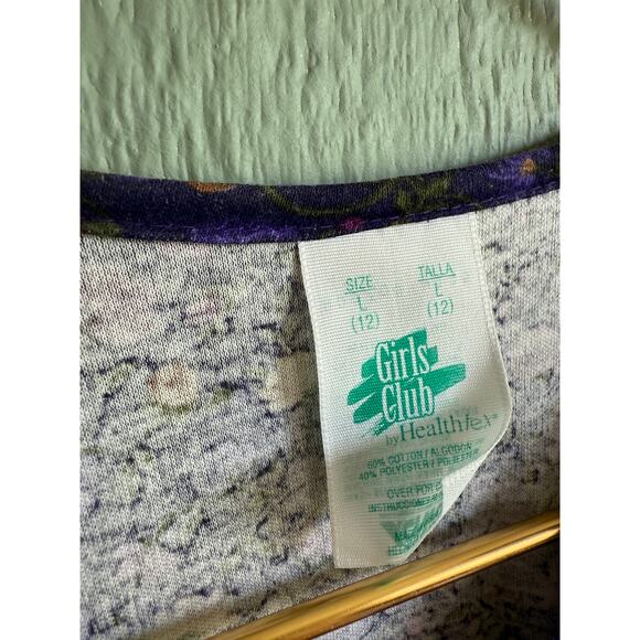 Girls Vintage 90s Floral Dress, Size 12 - Picture 3 of 4